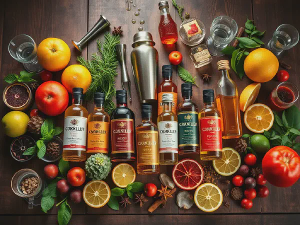 Cocktail ingredients and bar inspiration